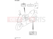SUZUKI GSX-S1000FA L6 (2016) (E43) 496A - LABEL