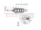 ape MIX 50CC 2T 1998-2008 GEAR GROUP