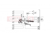 ape MIX 50CC 2T 1998-2008 GEAR SPEED GRIP