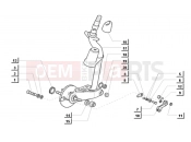 ape MIX 50CC 2T 1998-2008 STEERING COLUMN