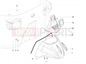 ape Calessino 200 2013-tól WHEEL HUOSING - MUDGUARD