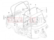 ape Calessino 200 2013-tól FRAME COVERS
