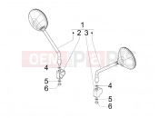 ape Calessino 2007-2012 DRIVING MIRROR/S