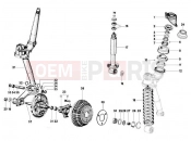 ape Calessino 2007-2012 FORK/STEERING TUBE - STEERING BEARING UNIT