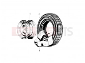 ape Calessino 2007-2012 REAR WHEEL