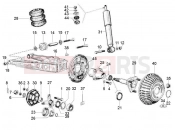 APE Classic 400 2014-től REAR SUSPENSION - SHOCK ABSORBER/S