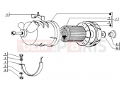 ape TM 703 DIESEL 422CC 1997-2004 AIR CLEANER