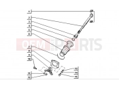ape TM 703 DIESEL 422CC 1997-2004 AXLE-SHAFTS