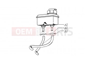 ape TM 703 DIESEL 422CC 1997-2004 BRAKE OIL TANK