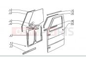 ape TM 703 DIESEL 422CC 1997-2004 CABIN DOORS