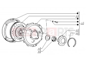 ape TM 703 DIESEL 422CC 1997-2004 CLUTCH