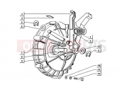 ape TM 703 DIESEL 422CC 1997-2004 CLUTCH COVER (STEERING WHEEL)
