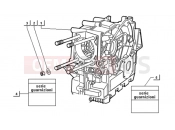 ape TM 703 DIESEL 422CC 1997-2004 CRANCKCASE, ASSY