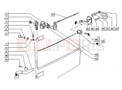 ape TM 703 DIESEL 422CC 1997-2004 DOOR LOCK