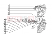 ape TM 703 DIESEL 422CC 1997-2004 GEAR BOX UNIT (5 SPEED VERSION) (STEERING WHEEL)