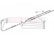ape TM 703 DIESEL 422CC 1997-2004 HAND BRAKE TRANSMISSION
