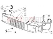 ape TM 703 DIESEL 422CC 1997-2004 HEADLAMP HOLDER PROTECTION