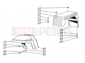 ape TM 703 DIESEL 422CC 1997-2004 HUDGUARDS