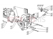 ape TM 703 DIESEL 422CC 1997-2004 OIL PUMP PIPE-HEAD-PUMP UNIT FASTENERS