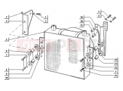 ape TM 703 DIESEL 422CC 1997-2004 RADIATOR-ELECTRIC FAN