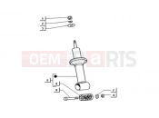 ape TM 703 DIESEL 422CC 1997-2004 REAR DAMPER