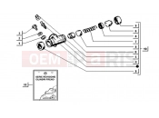 ape TM 703 DIESEL 422CC 1997-2004 REAR WHEEL BRAKE CYLINDER
