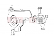 ape TM 703 DIESEL 422CC 1997-2004 SCROLL COVER-BELT COVER