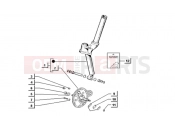 ape TM 703 DIESEL 422CC 1997-2004 STEERING COLUMN