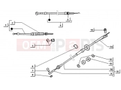 ape TM 703 DIESEL 422CC 1997-2004 TRANSMISSIONS (HANDLEBARS)