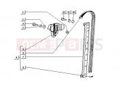 ape TM 703 DIESEL 422CC 1997-2004 WINDOW REGULATOR