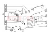ape TM 703 DIESEL FL2 422CC 1997-2004 HEADLAMP-TURN SIGNAL LAMP